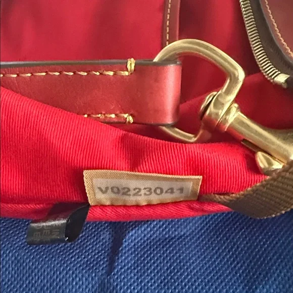 Dooney & Bourke Red Leather Satchel - Picture 6 of 9